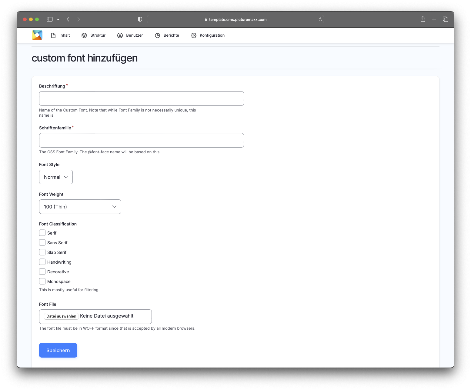 Custom Fonts
