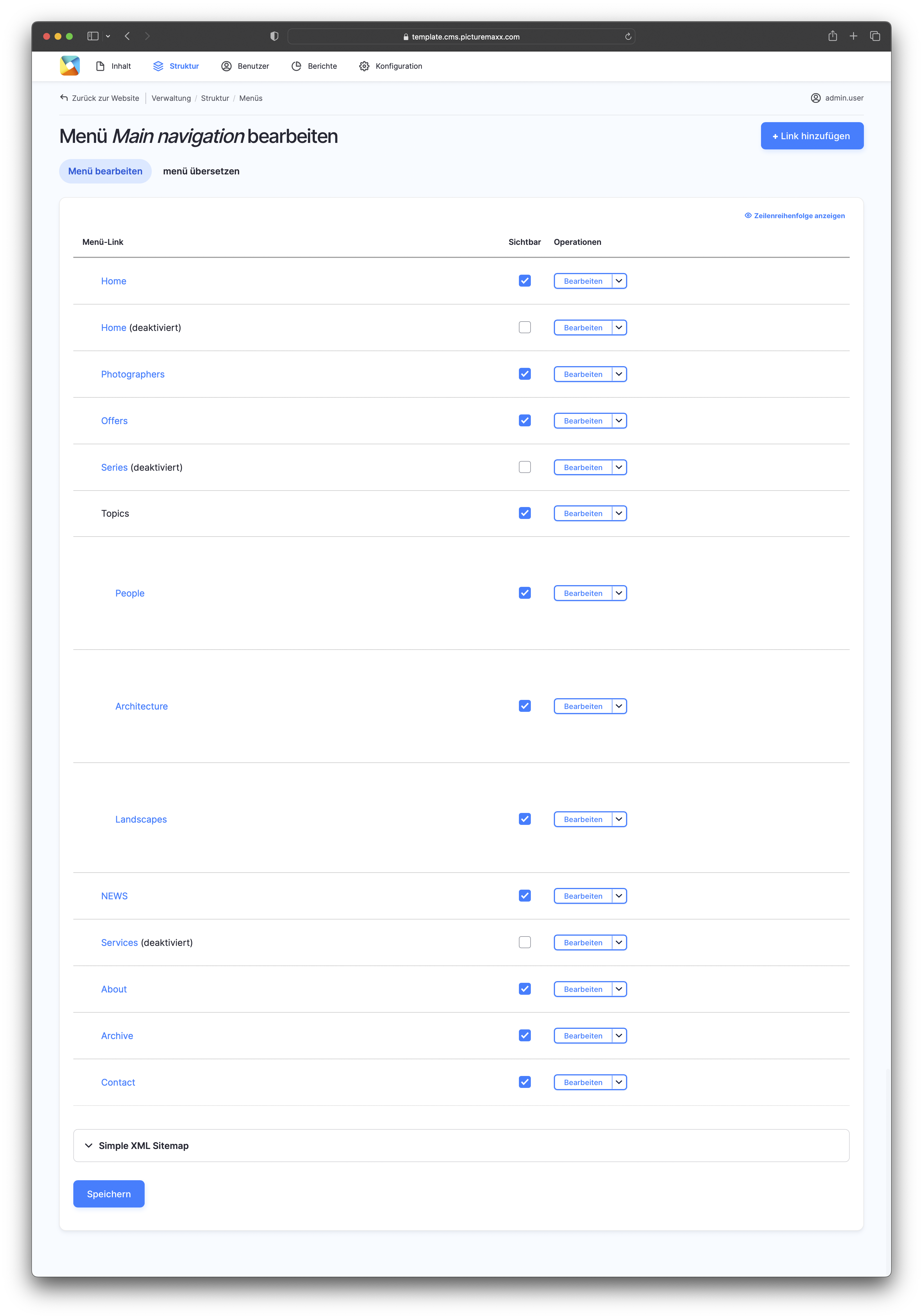Edit Menus