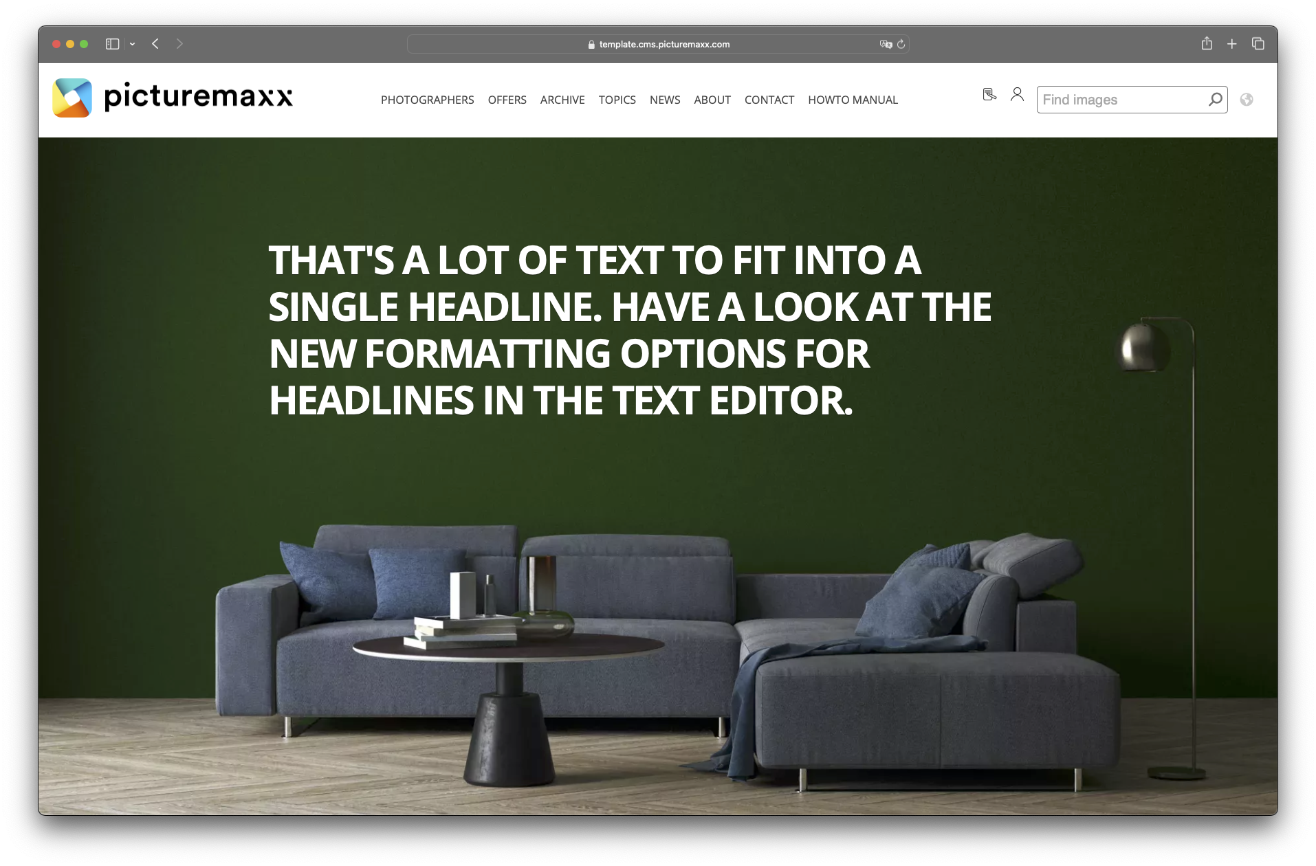 New Headline Formatting Options