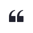 Screenshot of the 'quote' icon in the text editor.